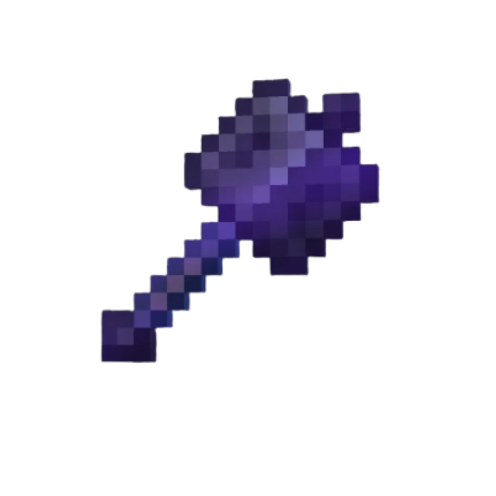 The unique Mace of Bleeding Heart SMP